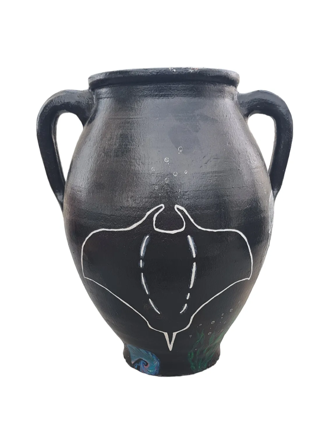 Dekoratif Su Altı Toprak Saksı 7 stokta yok